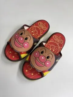 アンパンマン サンダル 17cm スリッパ　赤　17cm