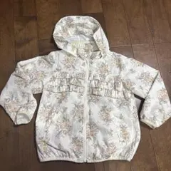 petit main 花柄フリルジャケット 120cm