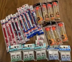 文房具　赤鉛筆　赤青鉛筆　消しゴム　のり　まとめ売り