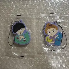 モブサイコ100 ガチャガチャ ラバーキーホルダー 影山茂夫 霊幻新隆