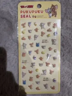 トムとジェリー ぷくぷくシール 立体シール キャラクターシール