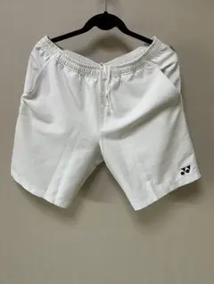 YONEX 吸汗速乾 ハーフパンツ ホワイトLサイズ