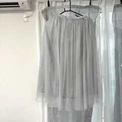 クチュールブローチチュールスカート