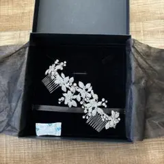 ワタベウェディング　ウェディングヘッドドレス シルバー