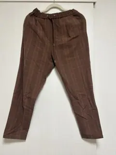 グリーンレーベルリラクシング　チェック柄パンツ