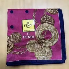 FENDI ハンカチ チェーンモチーフ レトロ 新品