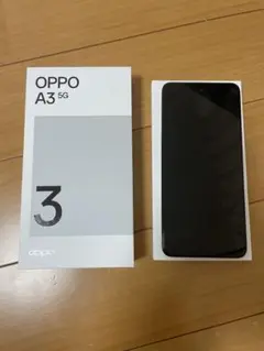 OPPO A3 5G 本体 ブラック　カバー付き