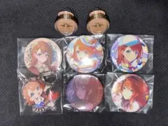 プロセカ 花里みのり リングライト 缶バッジ アクキーセット