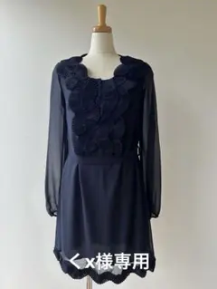 Deby debo フランスインポートシフォン素材チュニックワンピース デビー