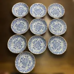 有田焼　青い　小皿　10枚セット