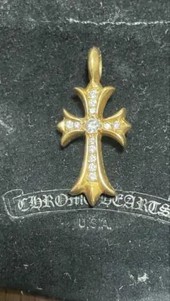 クロムハーツ 22k タイニーファットクロスパヴェダイヤ　おまけ付き