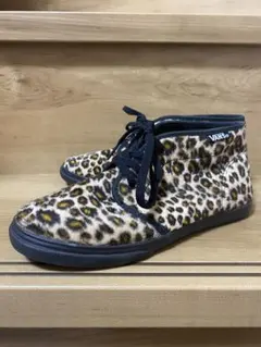 VANS ヒョウ柄 ハイカットスニーカー