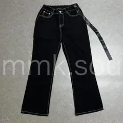 opium boots cut flare denim y2k archive