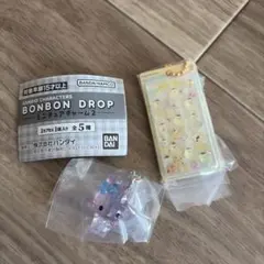 ボンボンドロップミニチュアチャーム2 ポムポムプリン、サンリオクリスタルめじるし