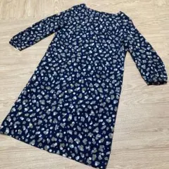 URBAN RESEARCH ドット ワンピース 膝丈 小さめ