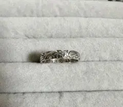 ☆美品· ユニセックスsilver925ハワイアンジュエリー 7号ピンキーリング