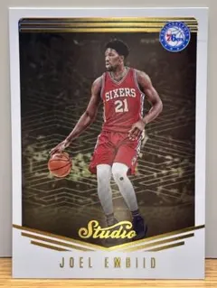 2016-17 Panini Studio Joel Embiid 76ers