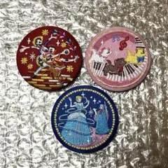 ディズニー 刺繍缶バッジ リメンバー・ミー シンデレラ おしゃれキャットまとめて