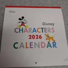 Disney キャラクター カレンダー 2026