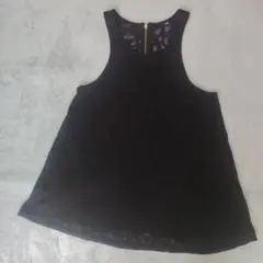 H&M ブラック ノースリーブ チュニック