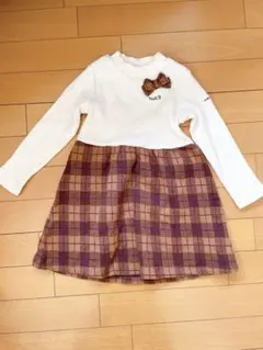 【値下げ】【HOT BISCUITS】長袖ワンピース