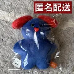 mojojojo ぬいぐるみマスコット GiGO限定　いぬ　犬　青　赤　②