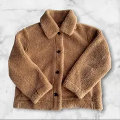 UNIQLO ユニクロ レディース ボアジャケット XL ブラウン 美品