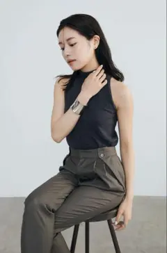 L'aubeblanc Double button Tapered pants