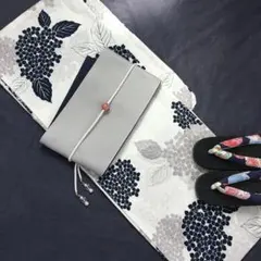 アイイロ♪百花繚乱 百合に涼風☆上質変わり織り大人 浴衣☆高級 浴衣