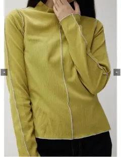 AZUL by moussy イエロー 長袖トップス