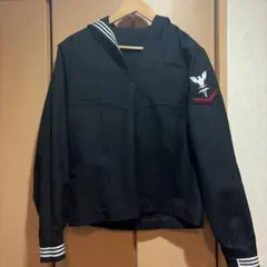 80s US Navy 米海軍 長袖 ミリタリーシャツ ブラック 実物 放出品 