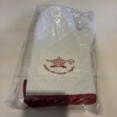 アラジン 特製 ミトン 鍋つかみ ホワイト × レッド 新品 未使用品のサムネイル