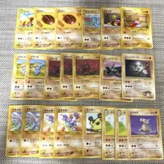 ポケモンカード旧裏闘48枚タケシのイワークドンファン　ゴローンカツラのサイホーン