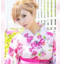 期間限定値下げ⭐️Rady フラワーブーケ 浴衣 ピンク花柄 姫ギャル