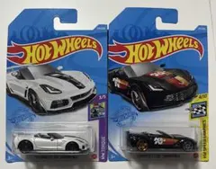 ホットウィール　コルベット　コンバーチブル　2台セットのサムネイル