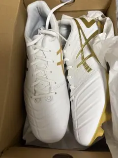 asics DS LIGHT WIDE 26.0cm ホワイト/リッチゴールド