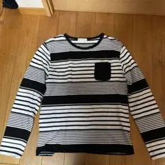 【美品】バックナンバー　ボーダー　カットソー　古着