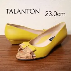 【新品同様】 TALANTON コンフォート ウェッジ オープントゥ 定価2万円のサムネイル