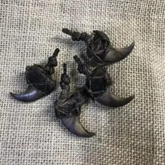 ヒグマの爪　マクラメ　ペンダントトップ　熊の爪　ベアクロー ヒグマの爪 マクラメ ペンダントトップ 熊の爪 ベアクロー
