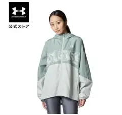 UNDER ARMOUR フード付きジャケット グリーン