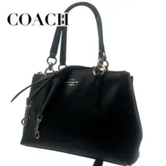 美品 COACH コーチ 2way ハンドバッグ ブラック ゴールド金具