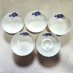 桂由美 YUMI KATSURA 花柄 小鉢 5枚 取り皿 12.5cm 和食器のサムネイル