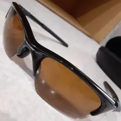 OAKLEY HALF JACKET 1.0 XLJ ブラック×クリアブラウン