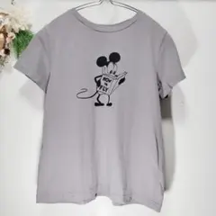 アズールバイマウジー Tシャツ ディズニー ミッキーマウス プリント カジュアル