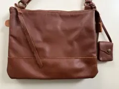 【美品】toleur トーラ　ショルダーバッグ　ブラウン