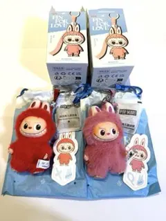 ラブブ　PIN FOR LOVE X Q セットぬいぐるみペンダント　イニシャル