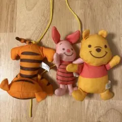 プーさん・ピグレット・ティガー ぬいぐるみセット　6WAYジム