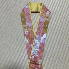 浴衣　重ね襟 伊達襟 桜文様 パッチワーク風のサムネイル