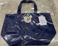 新品未使用　オールドテディ　ワッペントートバッグ　ネイビー