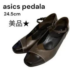 【美品★】asics pedala コンフォートパンプス　ビジネスシューズ